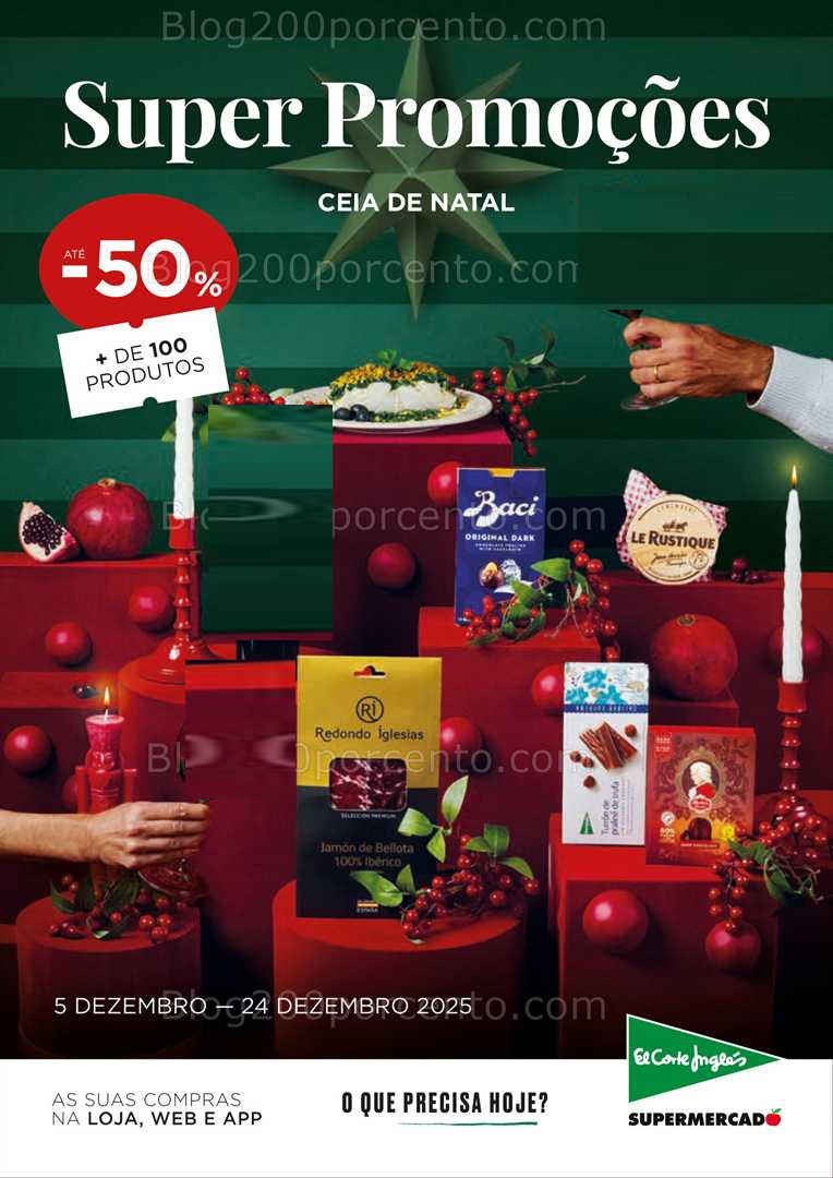 Antevisão Folheto EL CORTE INGLÉS Natal Promoções de 5 a 24 dezembro