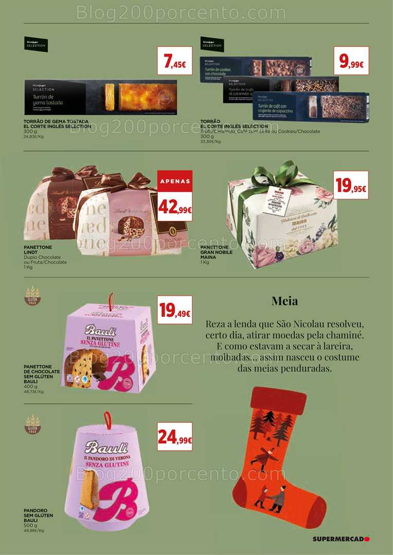 Antevisão Folheto EL CORTE INGLÉS Natal Promoções de 5 a 24 dezembro