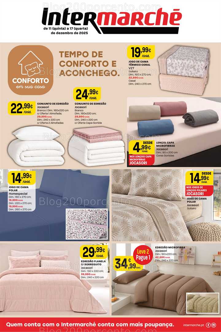 Antevisão Folheto INTERMARCHÉ Aquecimento Promoções de 11 a 17 dezembro