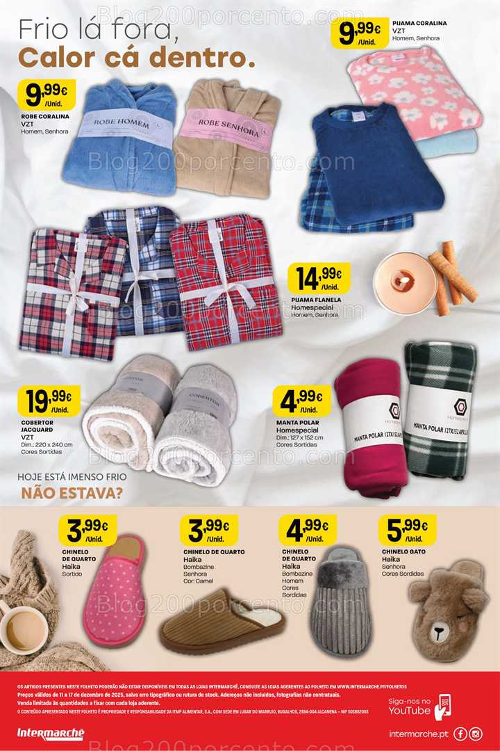 Antevisão Folheto INTERMARCHÉ Aquecimento Promoções de 11 a 17 dezembro
