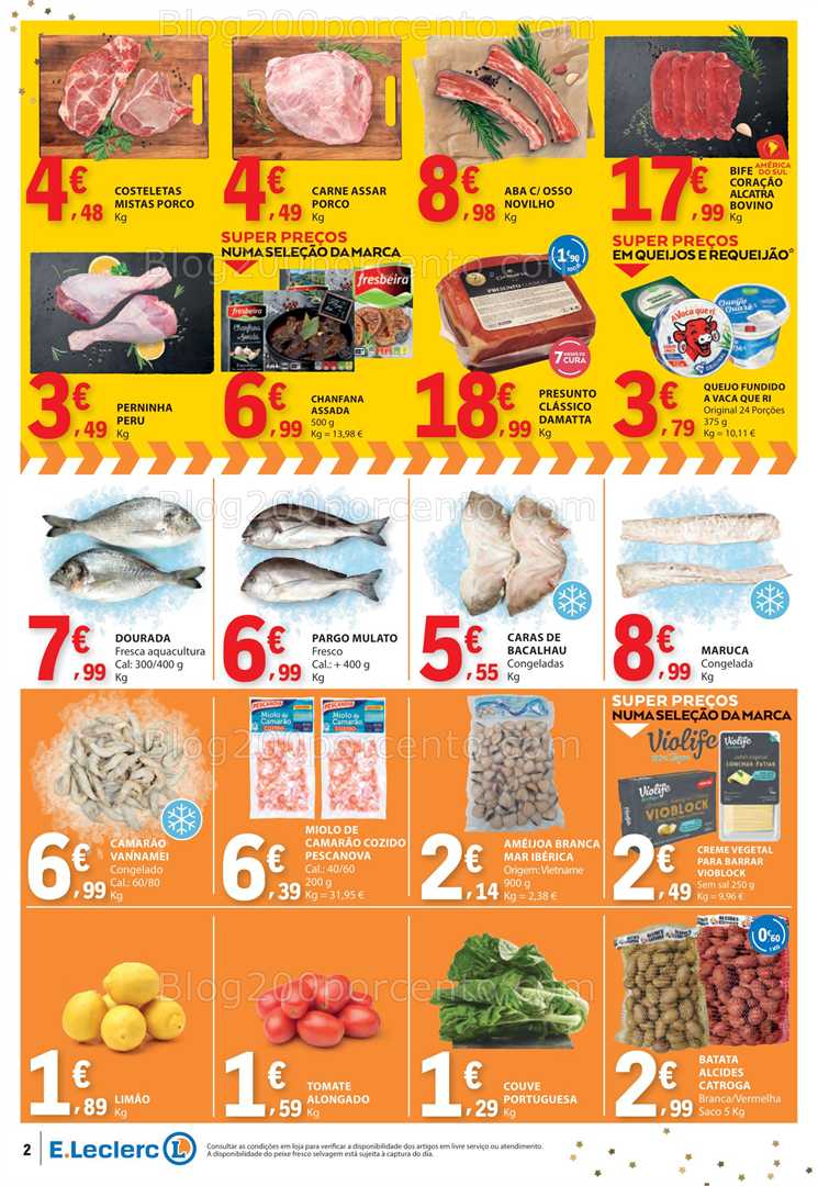 Antevisão Folheto E-LECLERC Promoções Fim de Semana - 5 a 7 dezembro