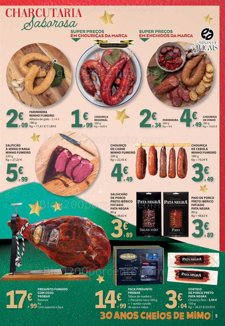 Antevisão Folheto E-LECLERC Natal Alimentar Promoções de 2 a 31 dezembro