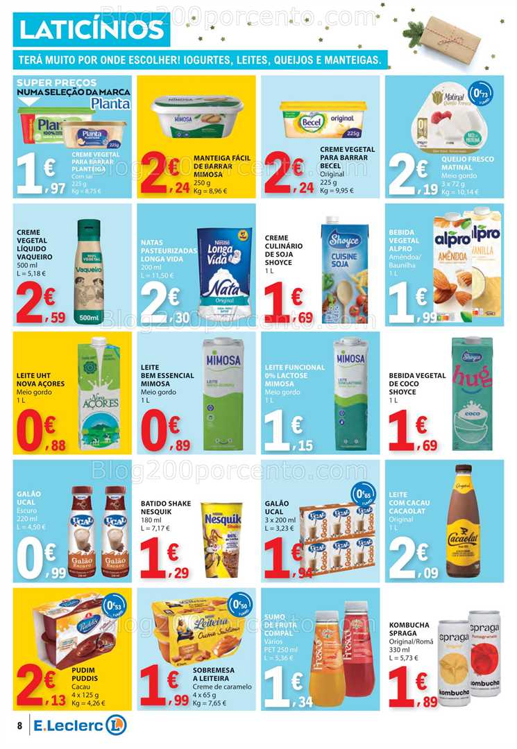Antevisão Folheto E-LECLERC Promoções de 11 a 17 dezembro