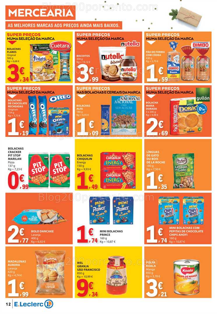 Antevisão Folheto E-LECLERC Promoções de 11 a 17 dezembro