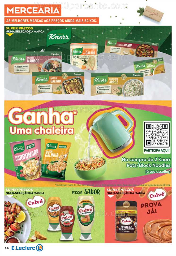 Antevisão Folheto E-LECLERC Promoções de 11 a 17 dezembro