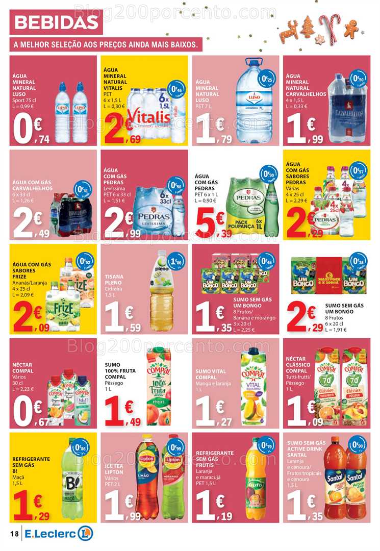 Antevisão Folheto E-LECLERC Promoções de 11 a 17 dezembro