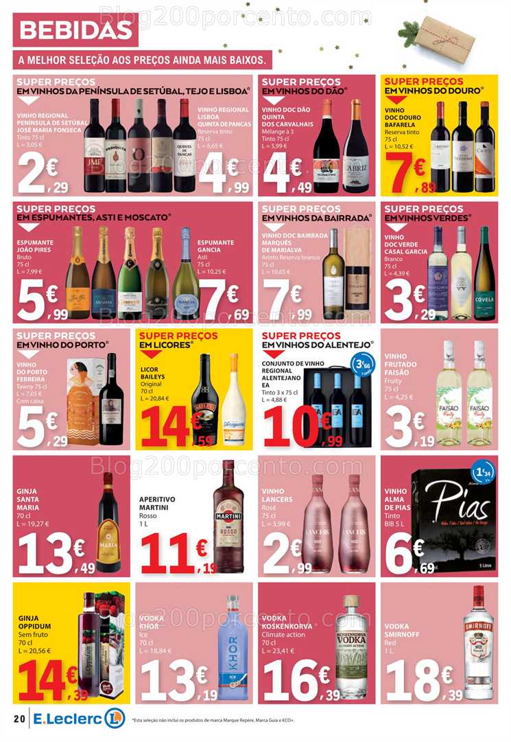 Antevisão Folheto E-LECLERC Promoções de 11 a 17 dezembro