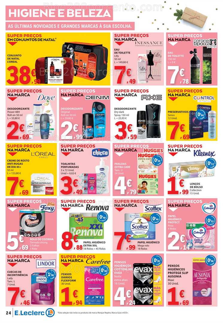 Antevisão Folheto E-LECLERC Promoções de 11 a 17 dezembro