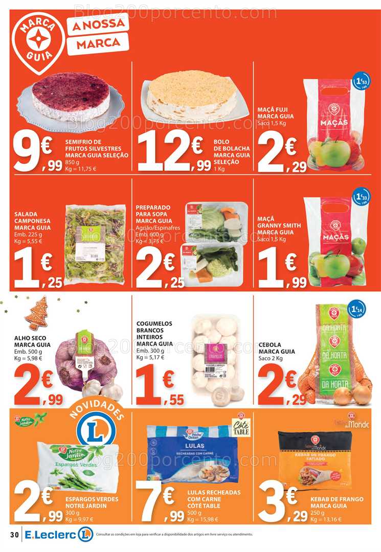 Antevisão Folheto E-LECLERC Promoções de 11 a 17 dezembro