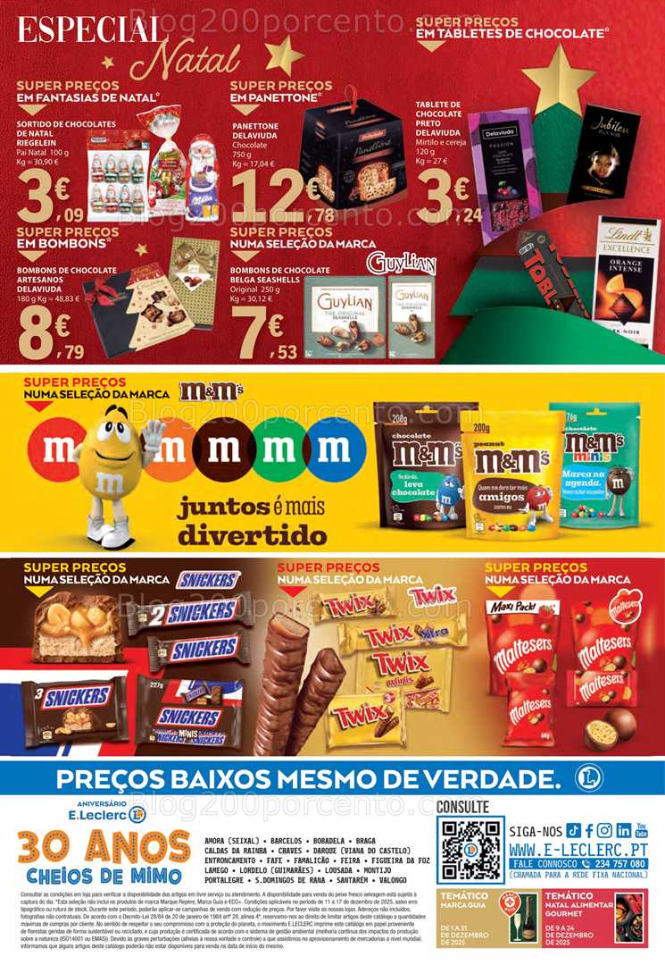 Antevisão Folheto E-LECLERC Promoções de 11 a 17 dezembro