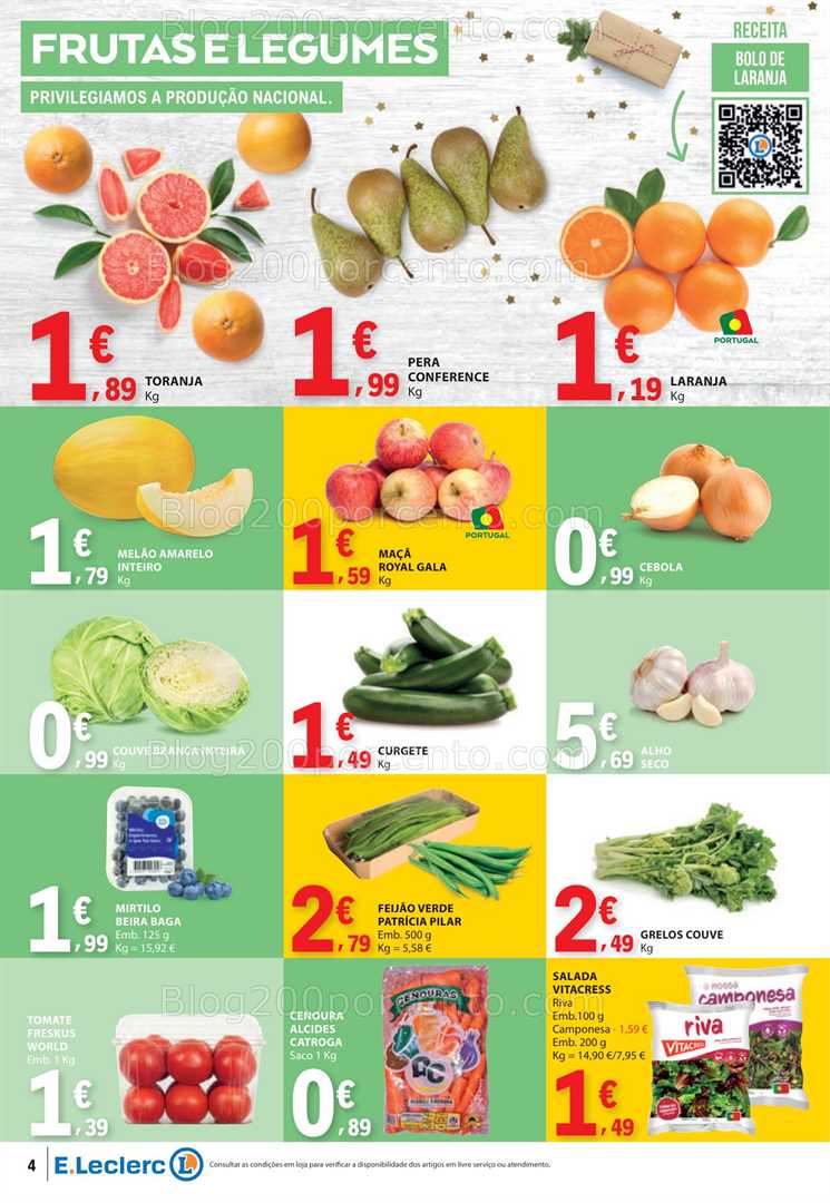 Antevisão Folheto E-LECLERC Promoções de 4 a 10 dezembro