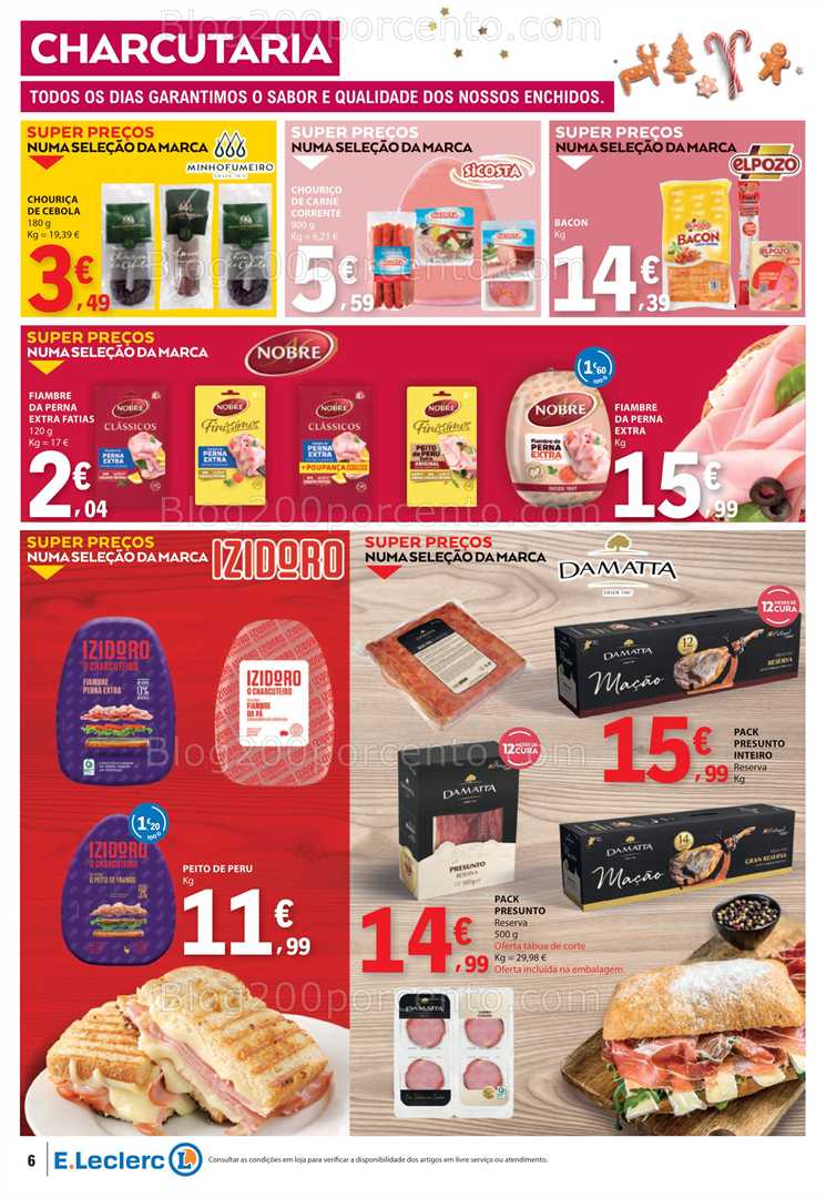 Antevisão Folheto E-LECLERC Promoções de 4 a 10 dezembro