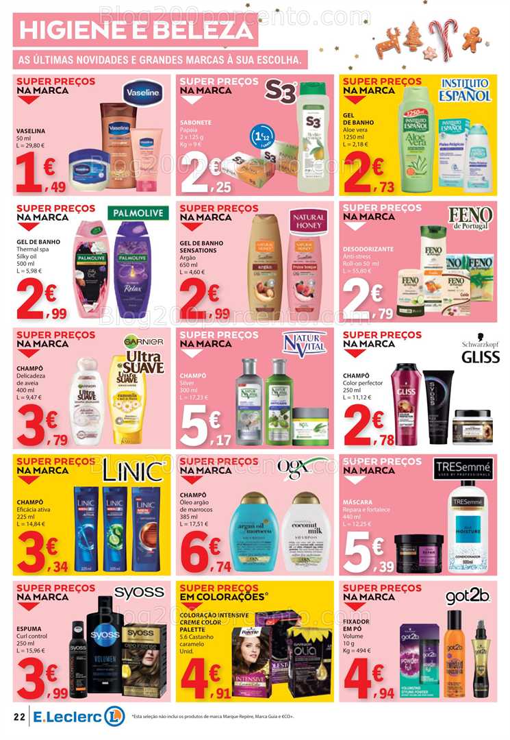 Antevisão Folheto E-LECLERC Promoções de 4 a 10 dezembro