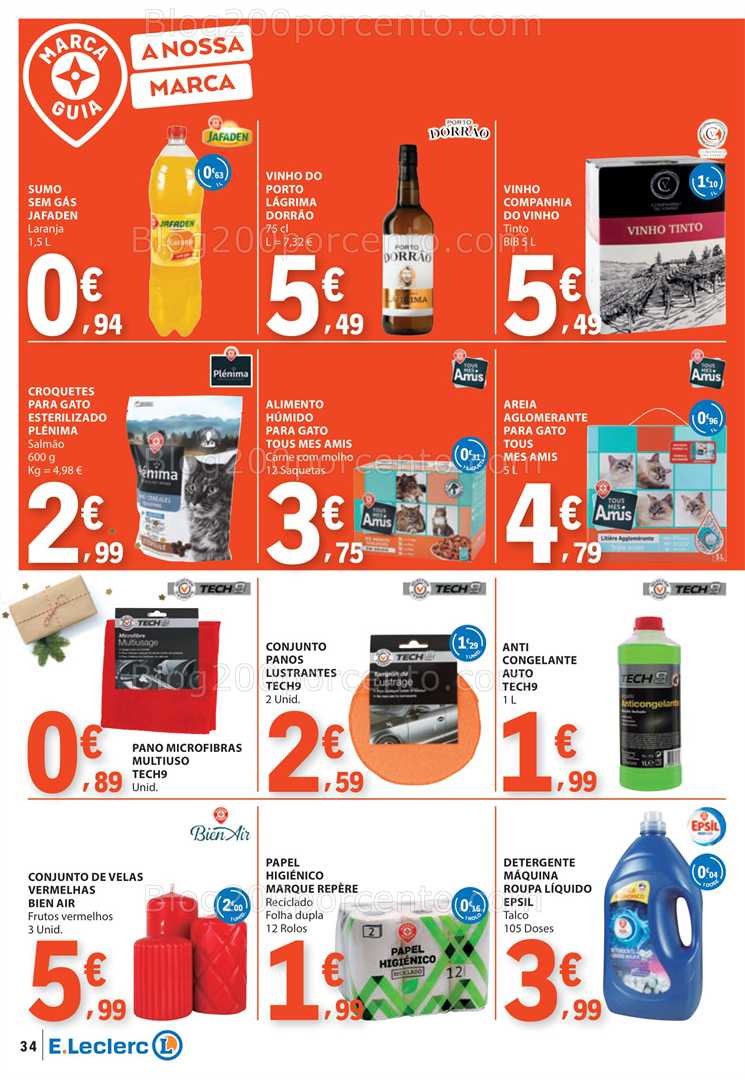 Antevisão Folheto E-LECLERC Promoções de 4 a 10 dezembro