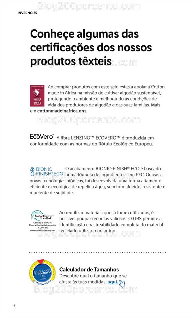 Antevisão Folheto LIDL Moda Esmara Inverno Promoções de 28 novembro a 3 fevereiro