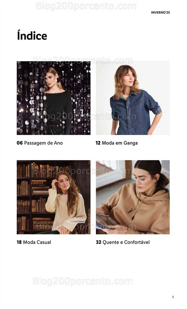 Antevisão Folheto LIDL Moda Esmara Inverno Promoções de 28 novembro a 3 fevereiro