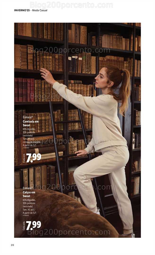 Antevisão Folheto LIDL Moda Esmara Inverno Promoções de 28 novembro a 3 fevereiro