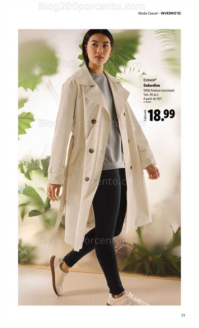 Antevisão Folheto LIDL Moda Esmara Inverno Promoções de 28 novembro a 3 fevereiro