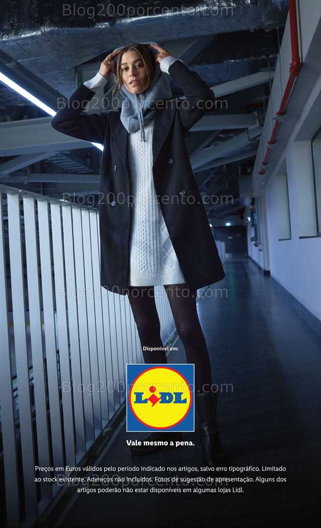 Antevisão Folheto LIDL Moda Esmara Inverno Promoções de 28 novembro a 3 fevereiro