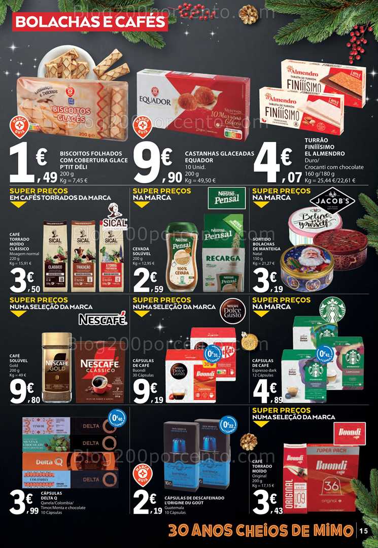 Antevisão Folheto E-LECLERC Natal Alimentar Promoções de 9 a 24 dezembro