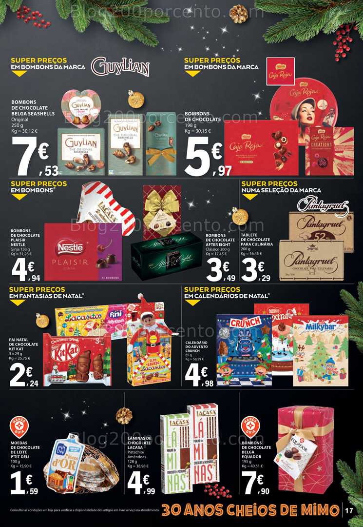 Antevisão Folheto E-LECLERC Natal Alimentar Promoções de 9 a 24 dezembro