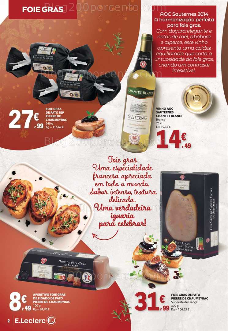 Antevisão Folheto E-LECLERC Especial Natal Marcas Próprias Promoções de 2 a 31 dezembro