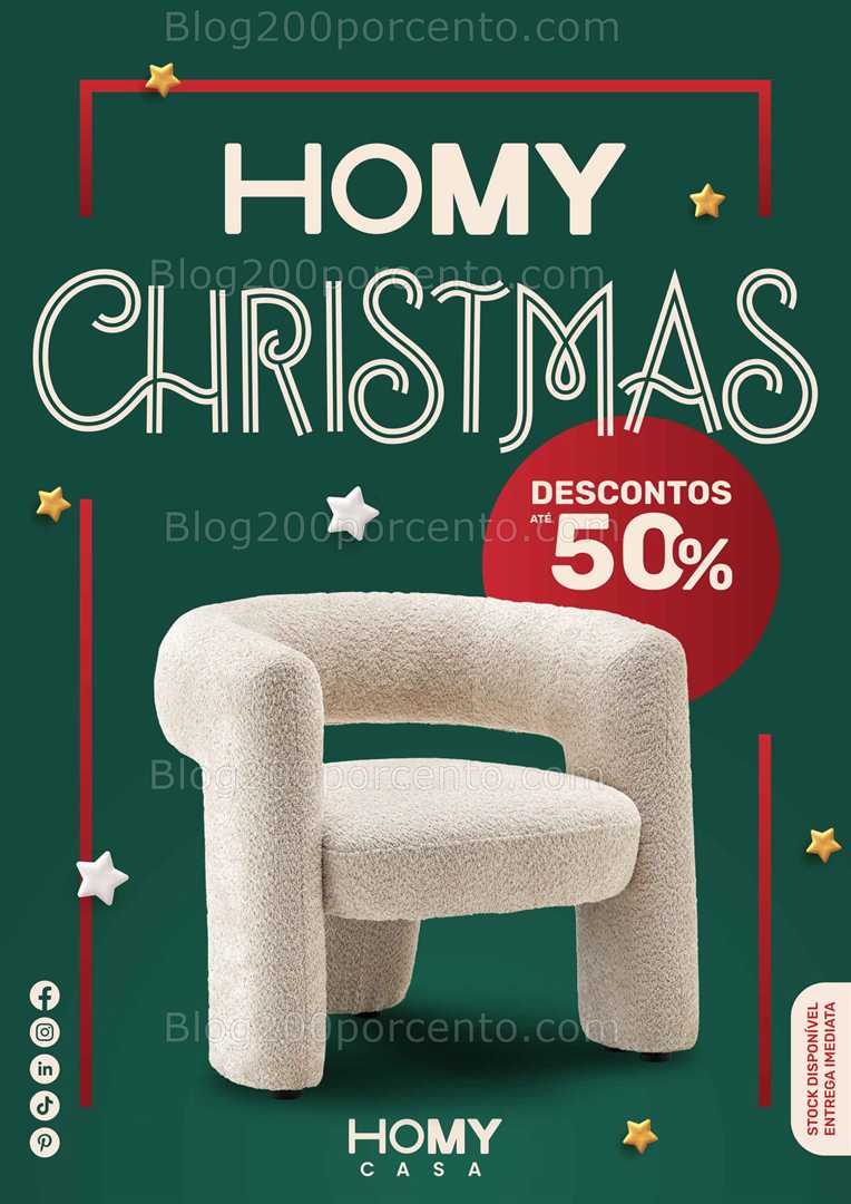 Antevisão Folheto HOMY CASA Natal Promoções até 25 dezembro