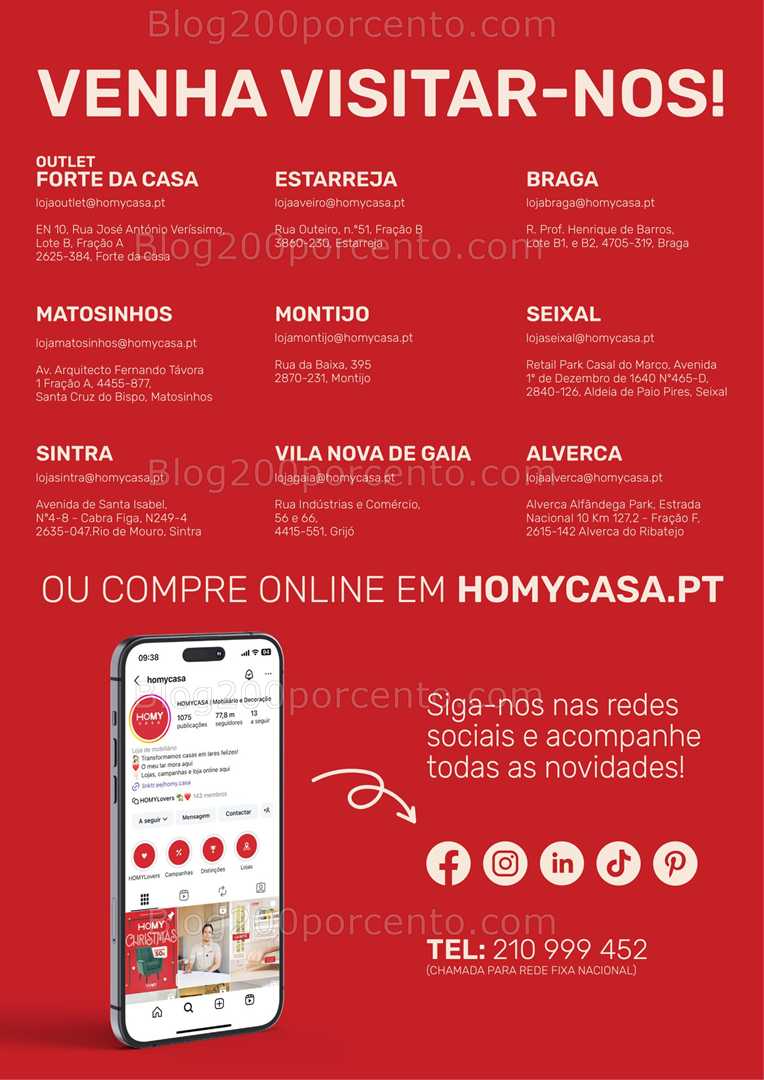 Antevisão Folheto HOMY CASA Natal Promoções até 25 dezembro