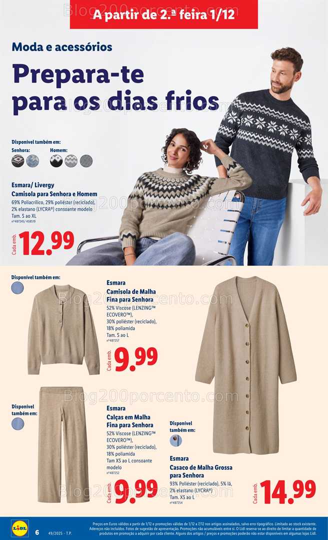 Antevisão Folheto LIDL Bazar Promoções de 1 a 11 dezembro - Edição Digital