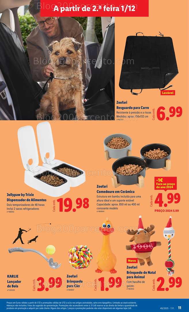 Antevisão Folheto LIDL Bazar Promoções de 1 a 11 dezembro - Edição Digital