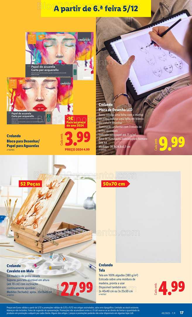 Antevisão Folheto LIDL Bazar Promoções de 1 a 11 dezembro - Edição Digital
