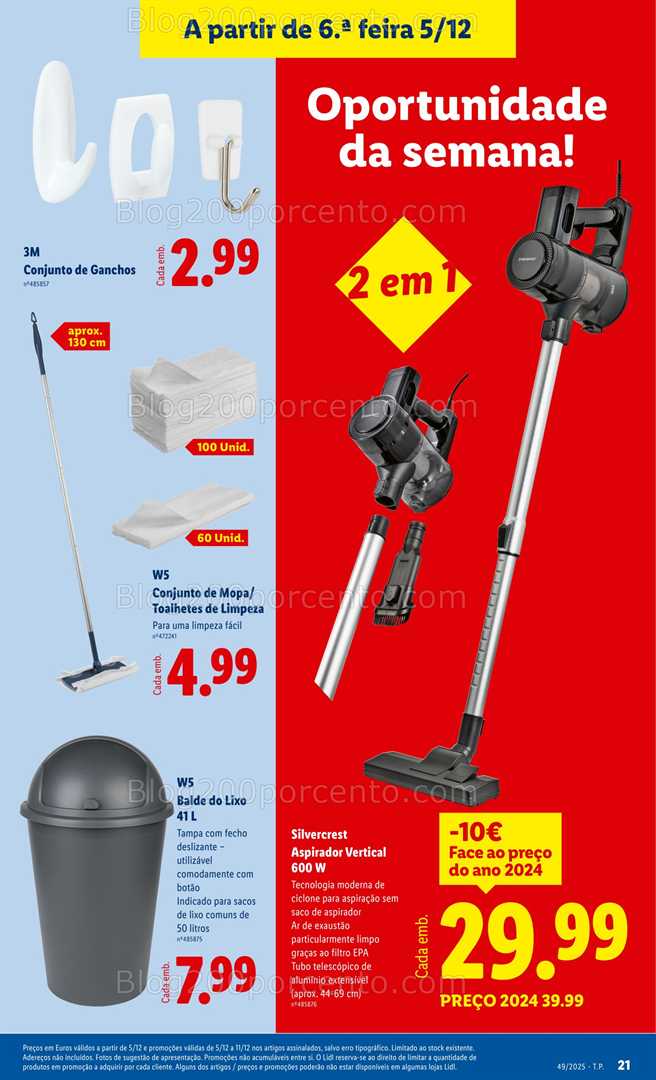 Antevisão Folheto LIDL Bazar Promoções de 1 a 11 dezembro - Edição Digital