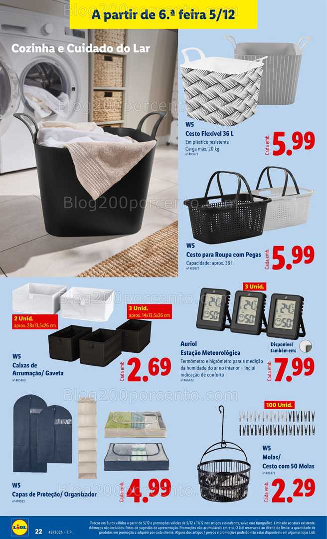 Antevisão Folheto LIDL Bazar Promoções de 1 a 11 dezembro - Edição Digital