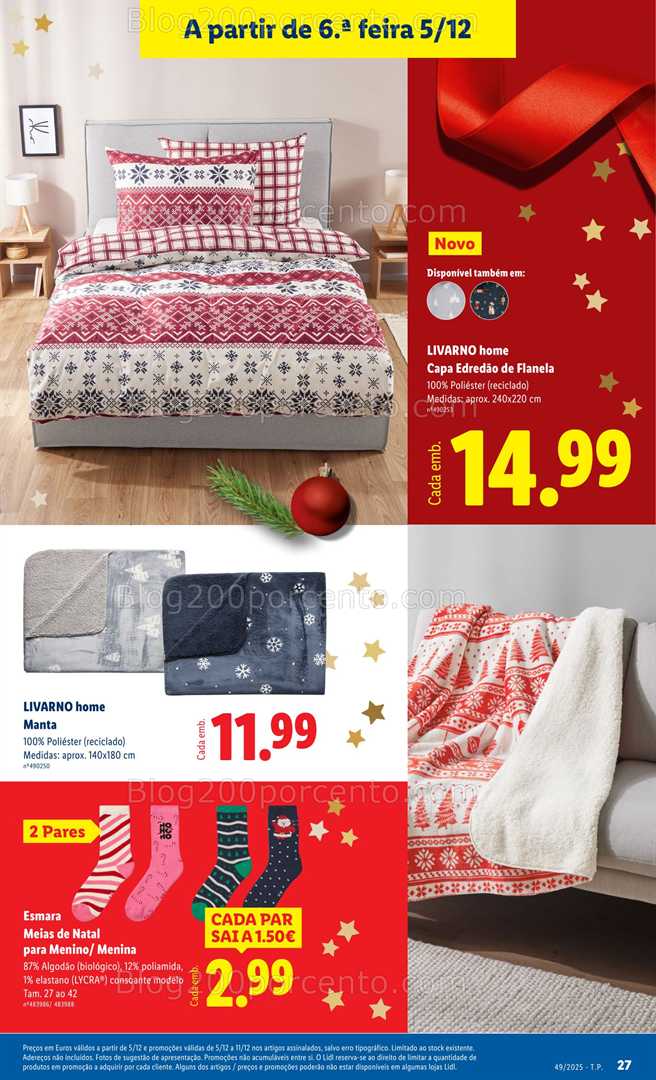 Antevisão Folheto LIDL Bazar Promoções de 1 a 11 dezembro - Edição Digital
