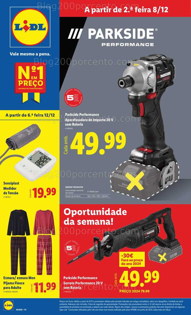 Antevisão Folheto LIDL Bazar Promoções de 8 a 18 dezembro - Edição Digital