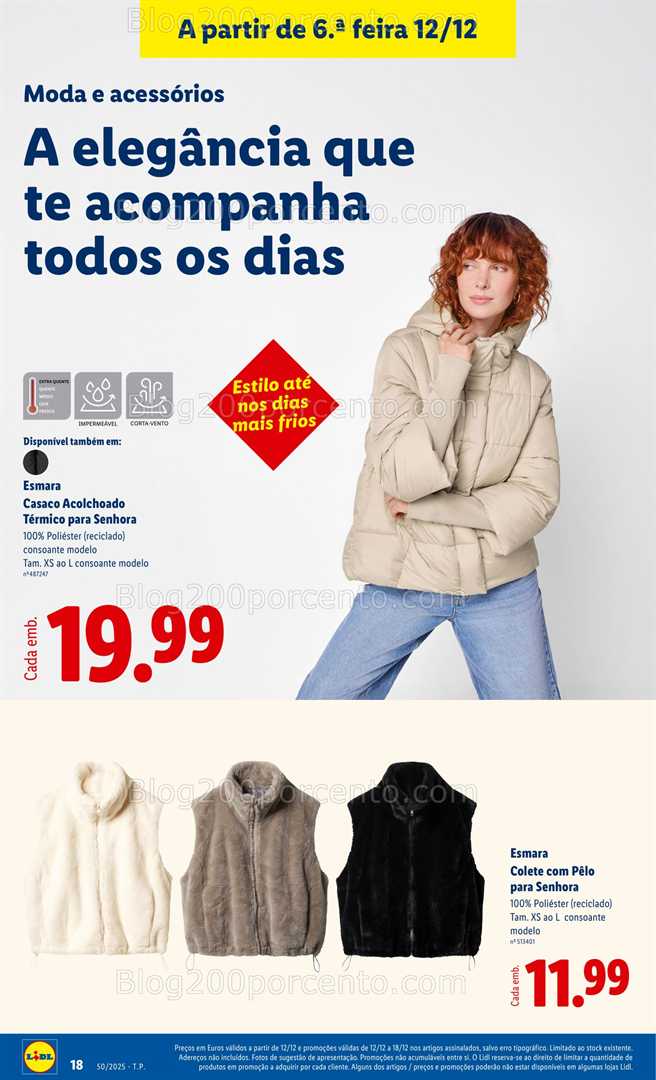 Antevisão Folheto LIDL Bazar Promoções de 12 a 18 dezembro - Edição Digital