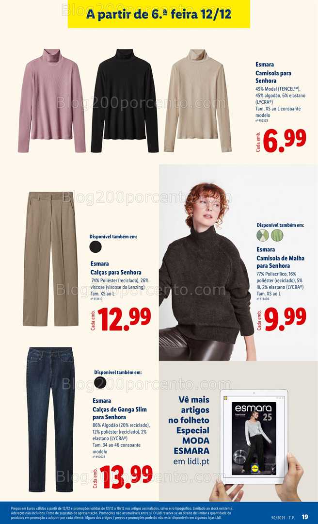 Antevisão Folheto LIDL Bazar Promoções de 12 a 18 dezembro - Edição Digital