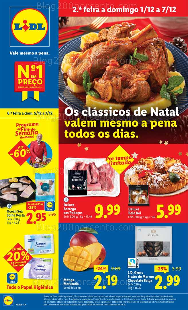Antevisão Folheto LIDL Promoções de 1 a 7 dezembro - Edição Digital