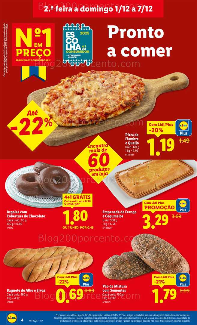 Antevisão Folheto LIDL Promoções de 1 a 7 dezembro - Edição Digital