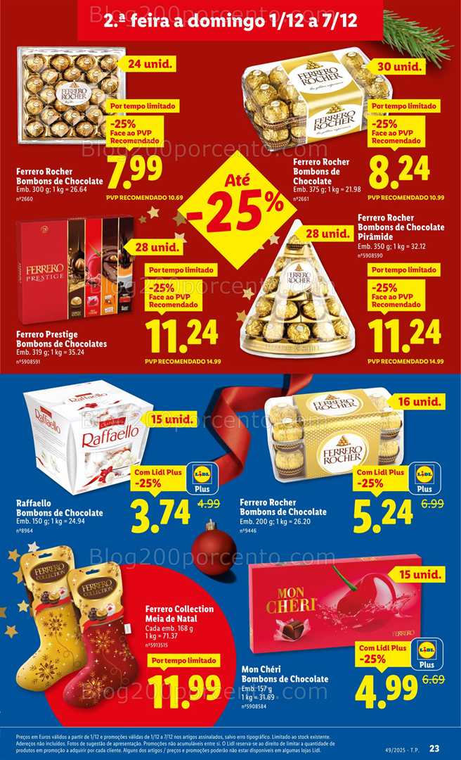 Antevisão Folheto LIDL Promoções de 1 a 7 dezembro - Edição Digital