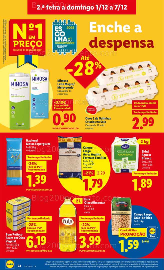 Antevisão Folheto LIDL Promoções de 1 a 7 dezembro - Edição Digital