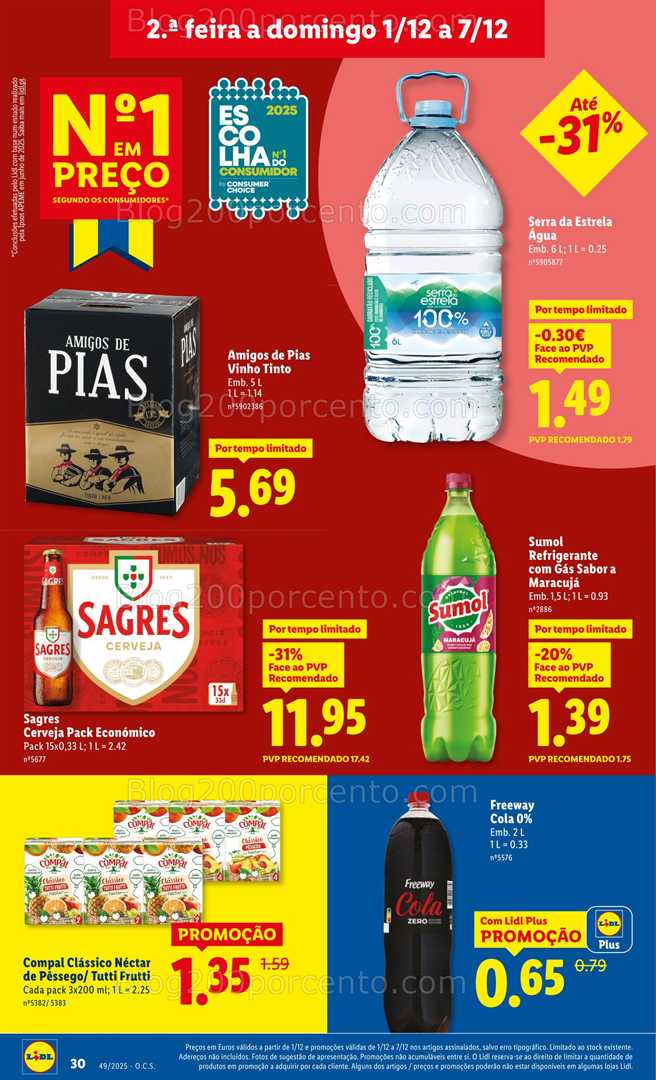 Antevisão Folheto LIDL Promoções de 1 a 7 dezembro - Edição Digital