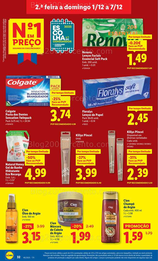 Antevisão Folheto LIDL Promoções de 1 a 7 dezembro - Edição Digital