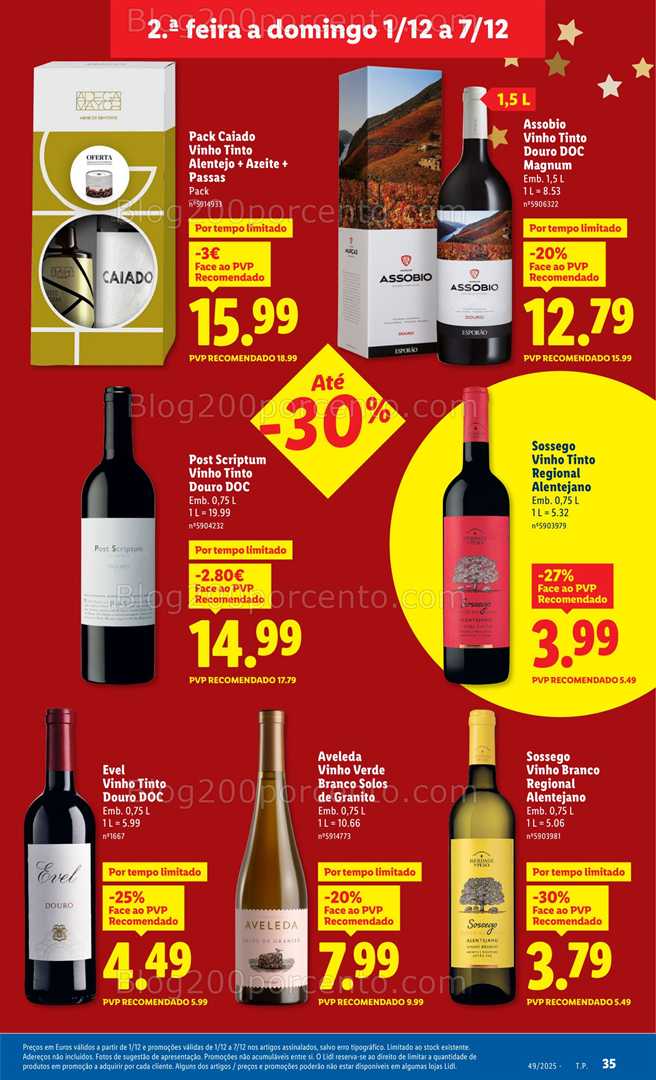 Antevisão Folheto LIDL Promoções de 1 a 7 dezembro - Edição Digital