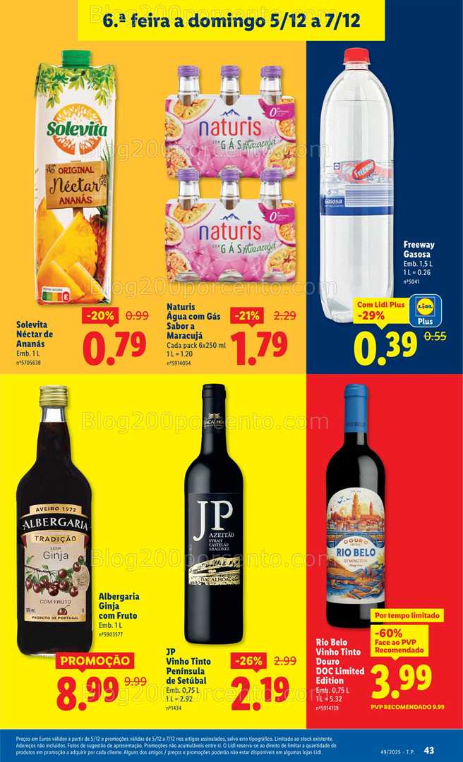 Antevisão Folheto LIDL Promoções de 1 a 7 dezembro - Edição Digital