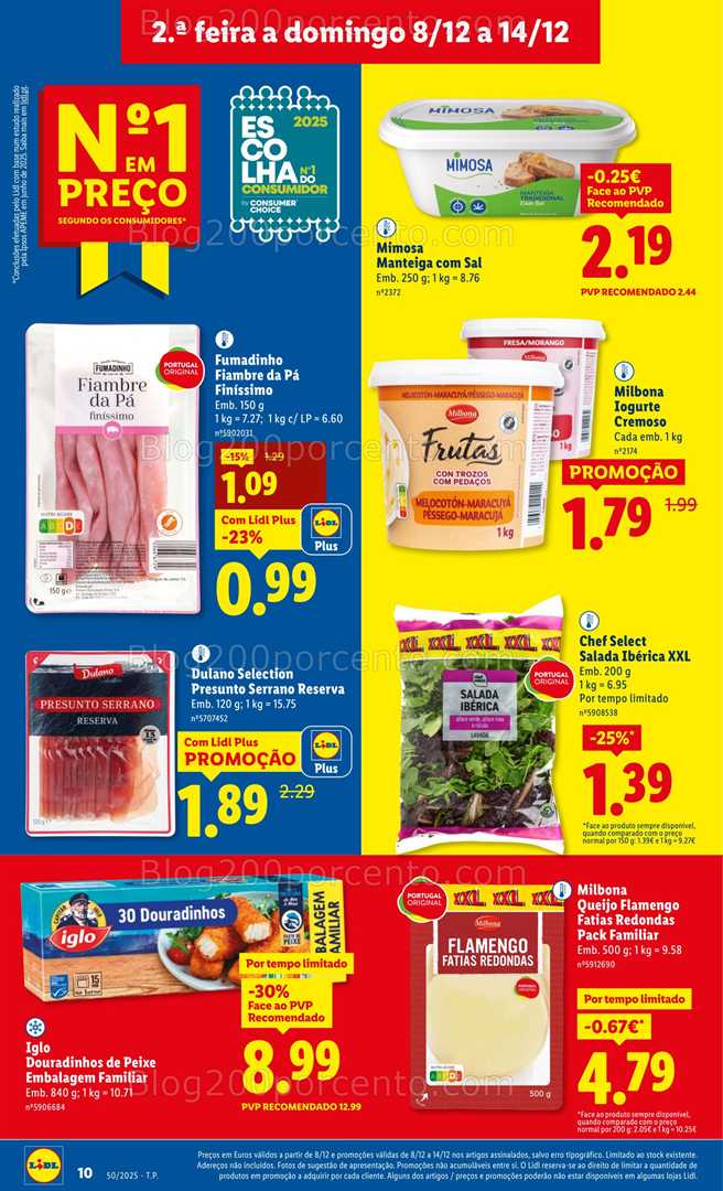 Antevisão Folheto LIDL Promoções de 8 a 14 dezembro - Edição Digital