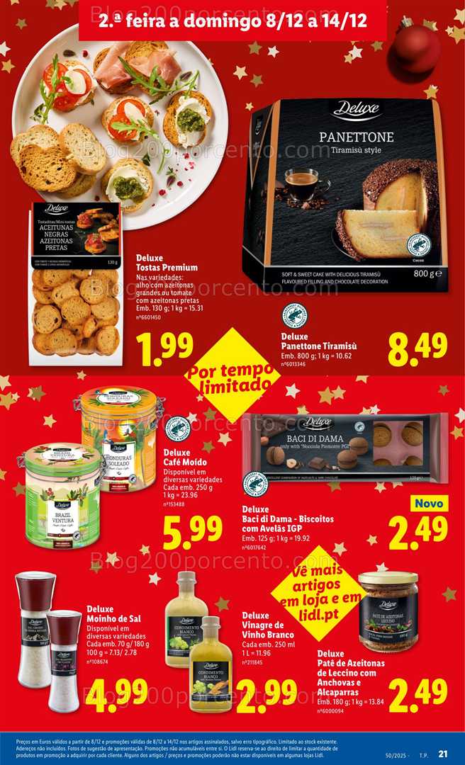 Antevisão Folheto LIDL Promoções de 8 a 14 dezembro - Edição Digital