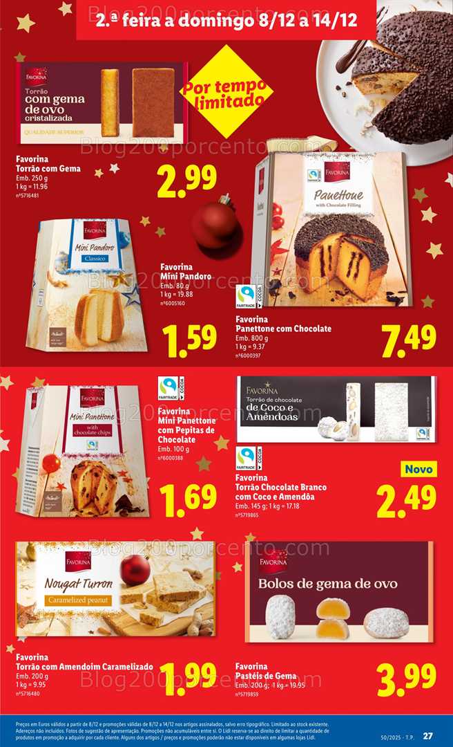 Antevisão Folheto LIDL Promoções de 8 a 14 dezembro - Edição Digital