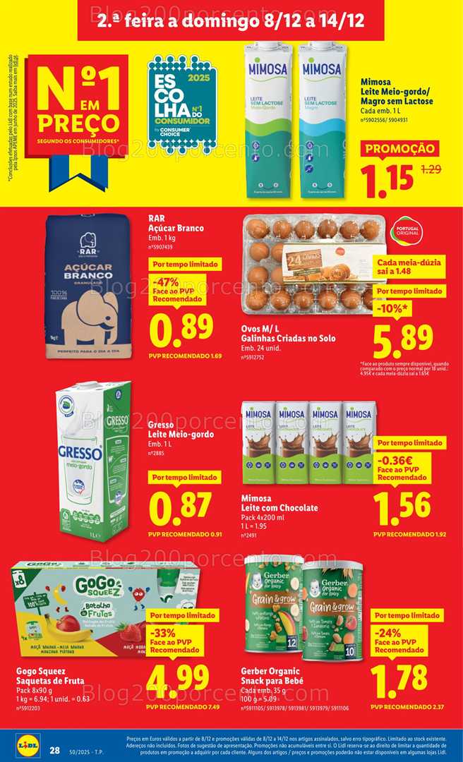 Antevisão Folheto LIDL Promoções de 8 a 14 dezembro - Edição Digital