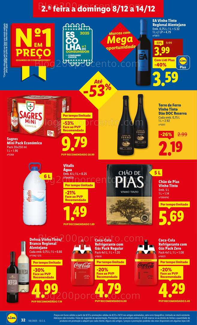 Antevisão Folheto LIDL Promoções de 8 a 14 dezembro - Edição Digital